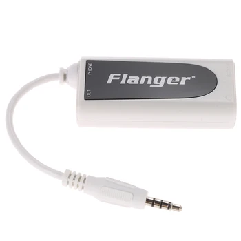 Flanger Fc-21Music конвертор адаптер малък и изискан бял китара бас за Android и Apple iPhone iPad iPod Touch високо качество