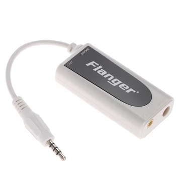 Flanger Fc-21Music конвертор адаптер малък и изискан бял китара бас за Android и Apple iPhone iPad iPod Touch високо качество