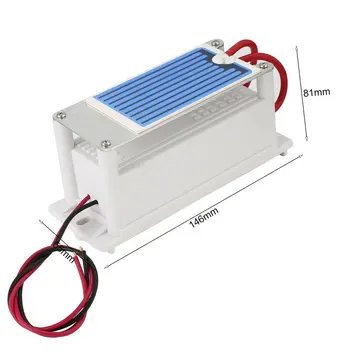 220V мини генератор на озон интегрирана керамична плоча озонатор на въздуха машина домакински САМ за пречистване на въздуха, премахване на миризми