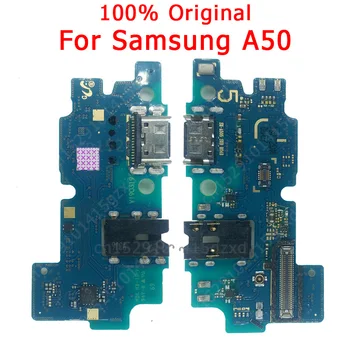 Оригиналната гъвкава такса за Samsung A50 кабел за зареждане порт за таксите, зарядно устройство за 50 USB plug ПХБ док конектор резервни части