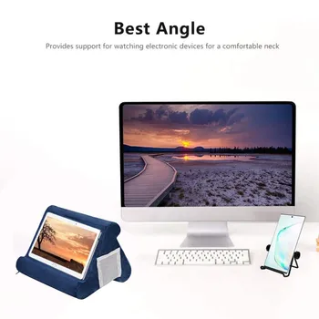 Поставка за iPad Phone Support Pillow Tablet iPad Tablet Stand Holder Covert Rest Cushion Tablet Reading Holder мултифункционален