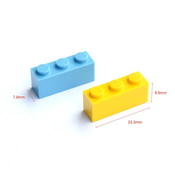 3622 тухла 1X3 строителни блокове част DIY играчки за деца образователни съвместими всички марки 3622 MOC играчки подарък 83 бр./лот
