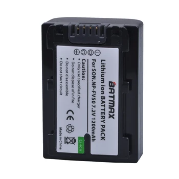 Batmax NP-FV50 NP Fv50 батерия + LCD USB зарядно устройство за SONY HDR CX390 290E PJ510 820E 790E 660E XR260 CX700E PJ50E 30E SR68