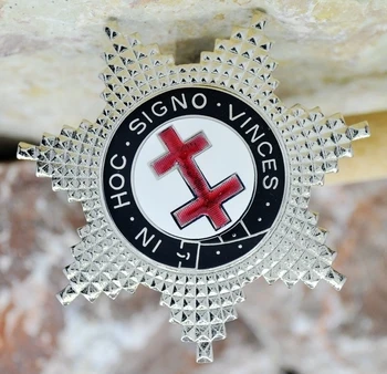 Масонские отличителни игли икона масон масон B72 Сребърна икона ред на Червения Кръст 6,3 cm