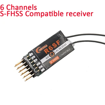 Corona R6SF 2.4 GHz S-FHSS / FHSS съвместим 6-канален микро-приемник за FUTABA T6J / T8J/T10 / T14SG и т.н.