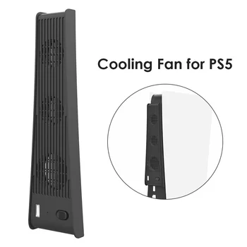 За PS5 USB охладител с 3 вентилаторите за охлаждане 4000RPM за PlayStation 5 / 5 Digital Edition аксесоари за игралната конзола