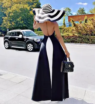 Жената есен мода Секси Оглавник на облегалката черното е бяло, от две части накъдрен еластична превръзка набор от 2020 знаменитост дизайнер на дамска мода набор от