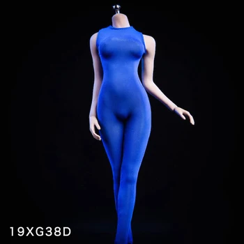 1/6 мащабна женската фигура облекло аксесоар 19XG38 боди без ръкави подкосъм гащеризон модел за 12