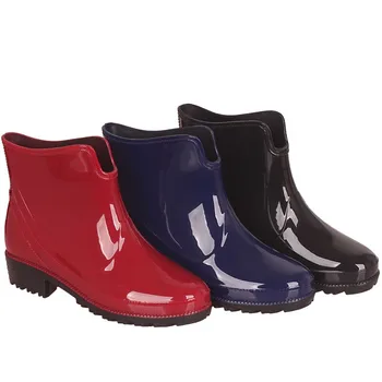 Обувки за жени зима 2020 мода дъжд ботуши на нисък горни воден нескользящие елегантни галоши 36-43 сигурна защита в дъждовните дни