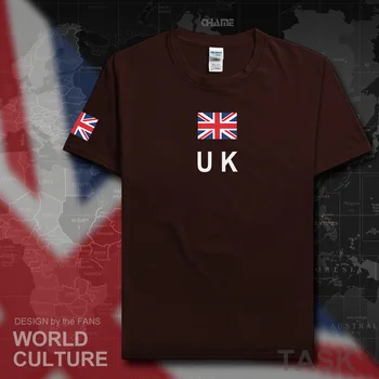 Великобритания Великобритания Великобритания мъжки тениски 2017 Джърси British nation team flag в памучна тениска meeting clothing tee country