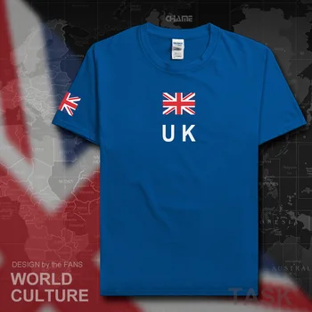 Великобритания Великобритания Великобритания мъжки тениски 2017 Джърси British nation team flag в памучна тениска meeting clothing tee country