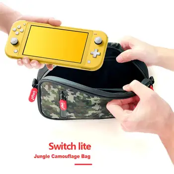 IPega PG-SL012 чанта за съхранение Чанта за носене, подходящи за Nintend Switch Lite Storage Console Organizer CAMO Bag