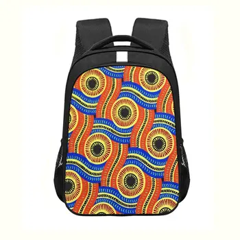 Традиционната африканска печат училищни чанти, раници за момичета първоначално чанта училище раница студентите книга чанта жена пътна чанта