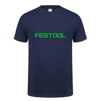 Festool Майк мъжете върховете нова мода с къс ръкав Festool инструменти тениска на тениски, мъжки t-shirt