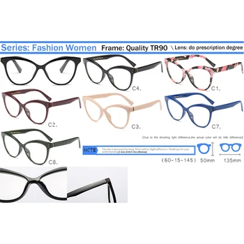IVSTA Cat Eye Glasses Women Pink Късогледство Eyewear предписани очила реколта мода за точка луксозна марка оптична рамка