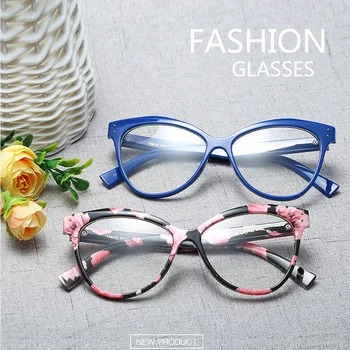 IVSTA Cat Eye Glasses Women Pink Късогледство Eyewear предписани очила реколта мода за точка луксозна марка оптична рамка