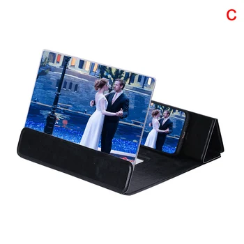 12-инчов 3D екран лупа мобилен телефон сгъваем екран лупа видео филм усилвател на притежателя щанд DU55