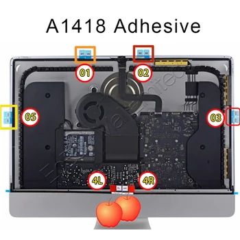 076-1437 076-1422 A1418 A1419 Upgrade A2116 A2115 подмяна на твърдия диск SSD Display Лента/тиксо/открит LCD инструмент за iMac 27