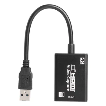 ALLOYSEED 4K, HDMI, USB capture Card Adapter, USB 3.0, HDMI Acquisition Mini Card Видео Grabber Record Box за запис