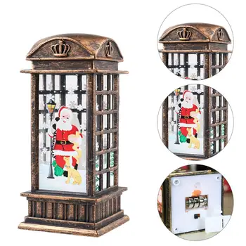Снежен Дядо Коледа влак LED Light Merry Christmas Decoration for Home 2020 Xmas Tree Ornament Навидад New Year 2021