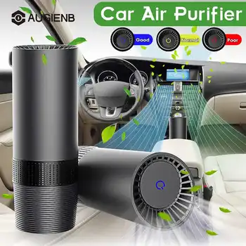 Подмяна на HEPA-филтър AUGIENB за автомобилен пречиствател на въздух-за намаляване на алергия към миризма на мухъл и дим
