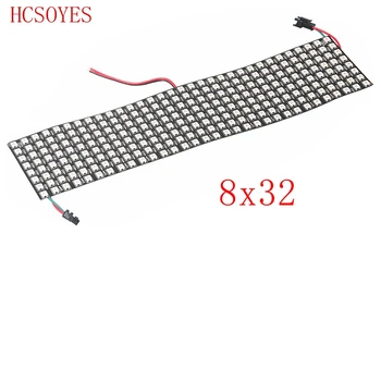 16x16 8x32 8х8 led Pixels WS2812B Digital Flexible LED Panel Individually addressable Full Dream Color DC5V