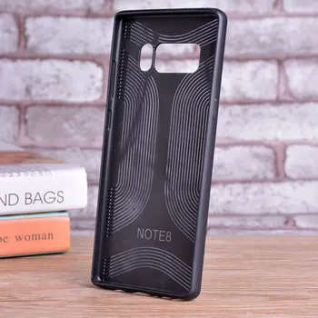 Samsung Samsung Note 8 Корпуса Luxury textile Leather skin soft TPU твърд калъф за мобилен телефон Samsung Note 8 case funda