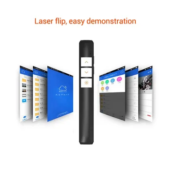 USB 2.4 Ghz Wireless Remote Control Presenter PPT with Red Laser Pointer Pen for Powerpoint Presentation Remote Universal