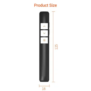 USB 2.4 Ghz Wireless Remote Control Presenter PPT with Red Laser Pointer Pen for Powerpoint Presentation Remote Universal