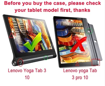 За Lenovo Yoga Tab 3 10 X50L X50F Tablet Case поставка Пу кожен калъф за Lenovo Yoga Tablet 3 10.1 X50F X50M X50l флип-Фонд