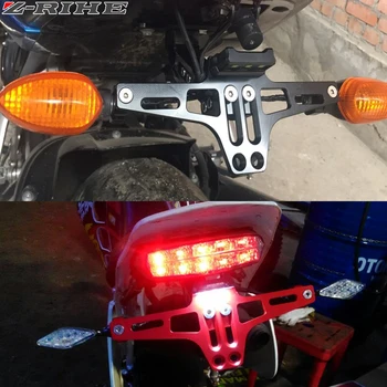 За Honda CBR500R CBR 500R 2013 2016 2017 - 2019 мотоциклет LED притежател на регистрационна табела поддържаща плоча Moto Bracket Frame