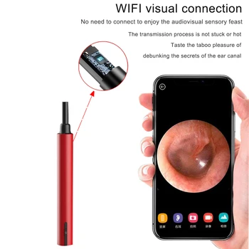 Wi-fi отоскоп USB зареждане отоскоп безжична връзка триосно умен насочени жироскоп Нетемпературные чувствителни тапи за уши
