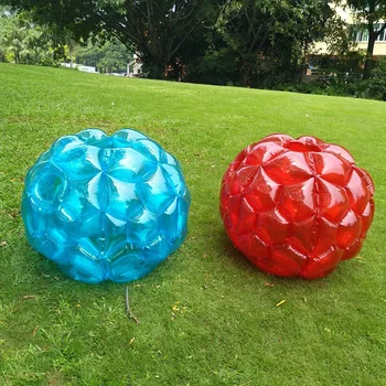 60cm Kid outdoor Sports Games bumper Ball Inflatable Fitness body Bumper Bubbles Напомпва PVC Air Zorb body Bumper Ball Toys