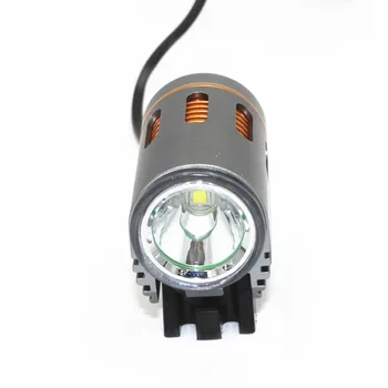 Uranusfire под наем светлина XM-L2 LED мотор DC порт предната лампа Head Bicycle 4 Mode Bike Lamp-Light Head Light Факел