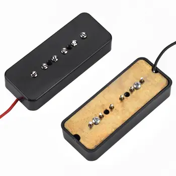 2 елемента трайни 6 струнен Однокатушечный звукосниматель мощен сигнален кабел размер 50мм 52мм инструмент, аксесоар за електрическа китара бас