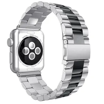 Каишка от неръждаема стомана за Apple watch band 44 мм 38 мм iwatch band 42 мм 40 мм Линк гривна часовник с каишка за apple watch 4/3/2