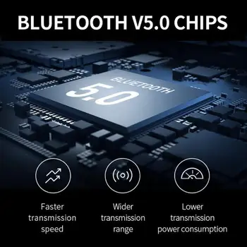 Безжична слушалка inPods 12 TWS Touch Key Bluetooth 5.0 спортни стерео слушалки за iphone Xiaomi Huawei Samsung смартфон PK i9s