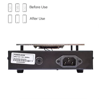 110V US / 220V EU LCD Screen Separator Heating Платформа Plate Glass Отстраняване Phone Repair Machine Auto Heat Smooth Plate Station