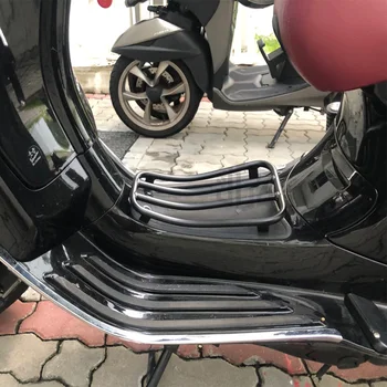 Мотор преден багажник скоба алуминиев държач на педала за Vespa Sprint Primavera 150 2017 2018 2019 сажди