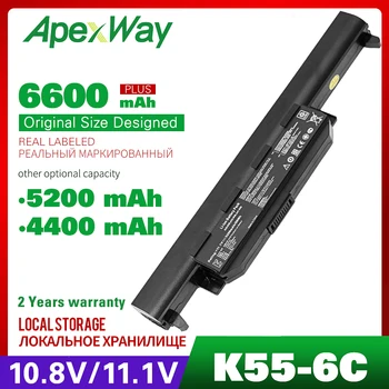 11.1 V батерия за лаптоп A41-k55 опция за Asus X55A X55U X55C X55V X75V X75VD X45VD X45V X45U X45C U57VM U57A U57V K75DE R700VM Series