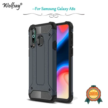 За Samsung Samsung Samsung Galaxy A8s Case Тънък Противоударная Броня Гума Твърд Калъф За Телефон Samsung Galaxy A8s Делото За Samsung A8s Shell