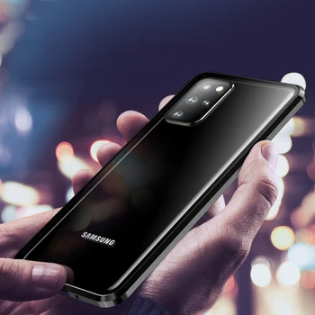 Ikrsses за Samsung Galaxy S20 Plus HD взривозащитен двустранен стъклен защитен калъф за фотоапарат Galaxy S20 Ultra Cover 5G