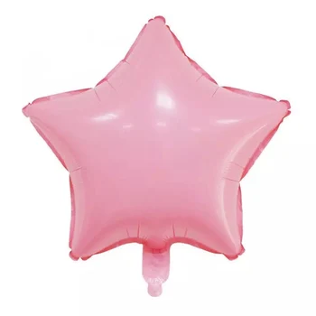 50шт 18 инча Звезда на тестени изделия и фолио балони Baby Shower розов син бонбони, тестени изделия хелий Globos рожден ден украси globos