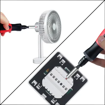 Електрическа отвертка 3,6 на въртящ момент акумулаторна Автоматична отвертка набор от бита с led работна подсветка за домашна употреба електрически инструменти