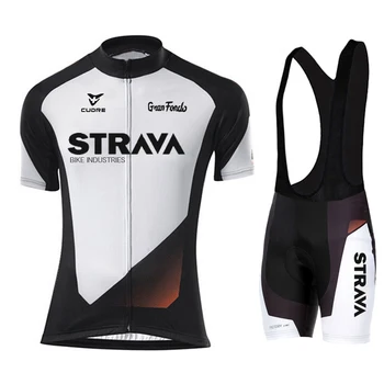 STRAVA 2020 нов отбор Колоездене потници набор от под наем дрехи Quick-Dry лято лигавник шорти комплекти горната дреха, Ropa Ciclismo Майо