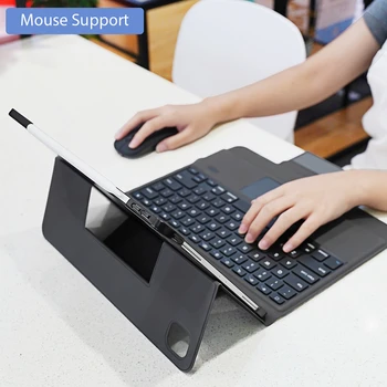 Калъф с клавиатура и сензорен панел за Ipad Air 4 3 2 1 Mini 5 Keyboard Case for Ipad Pro 10.5 11 12.9 2020 10.9 10.2 инчов 8th 7th