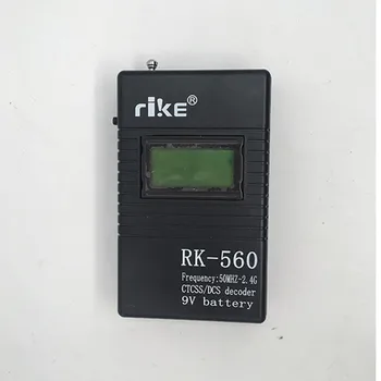 RK560 50MHz-2.4 GHz Преносим ръчен частотомер CTCSS, DCS Radio Testing Frequency Meter Counter