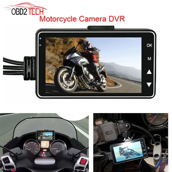 KY-MT18 Motorcycle Camera, DVR Motor Dash Cam with Mini Dual Camera Front Rear Recorder Device