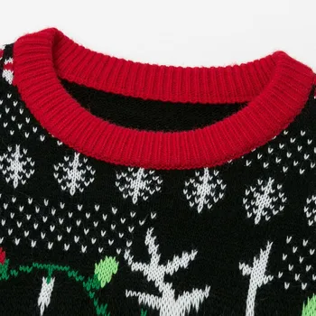 Free Ostrich Sweater Women Коледа динозавър pattern O-Neck Ladies Sweater Long Sleeve пуловер женски пуловер Drop Ship New 2020