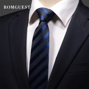 Високо качество 2019 нова мода вратовръзки мъжете бизнес формален 7 см раираната вратовръзка мъж сватба вратовръзки дизайнери с подарък кутия